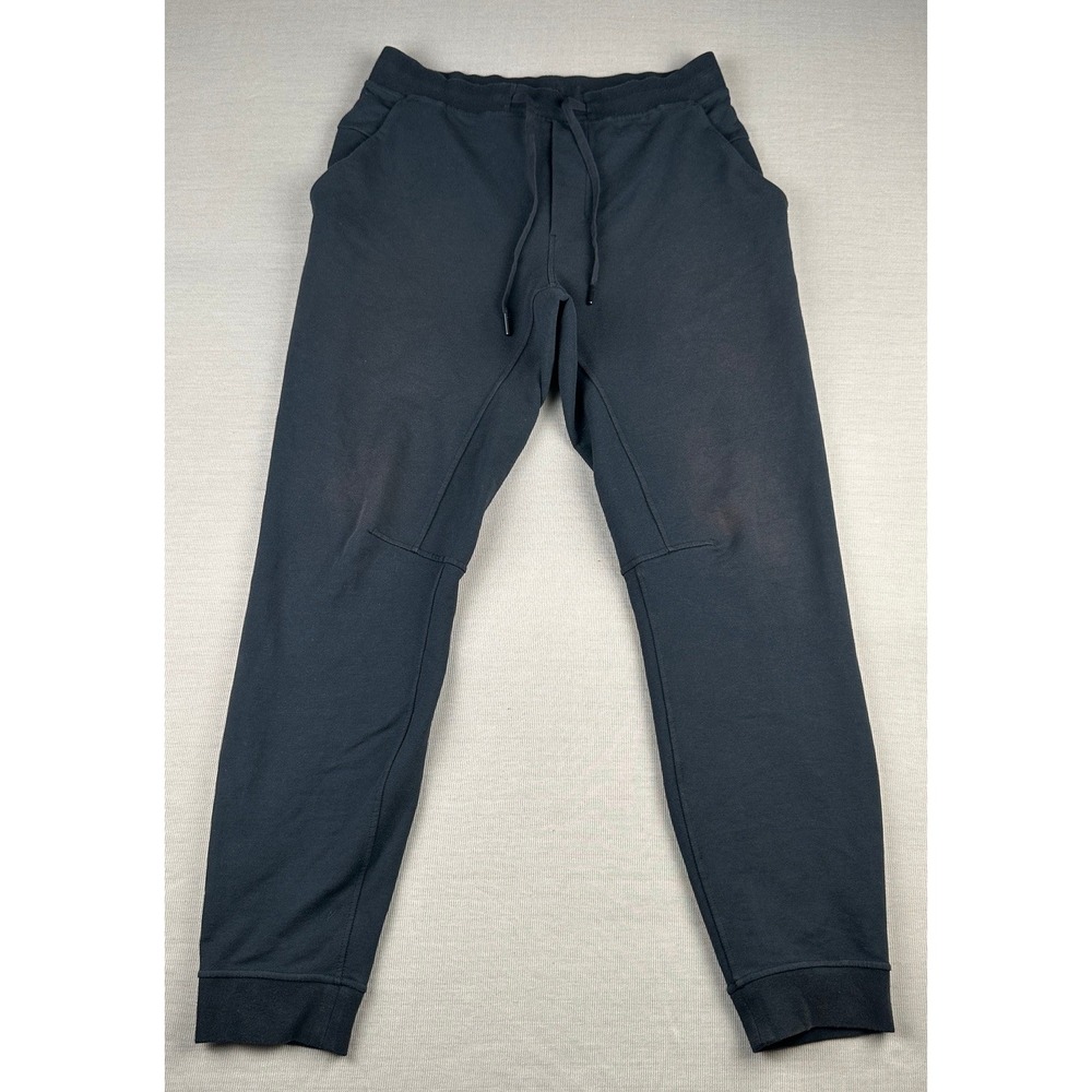 Lululemon Mens City Sweat Jogger Black French Terry Pants LM5AJTS Size M